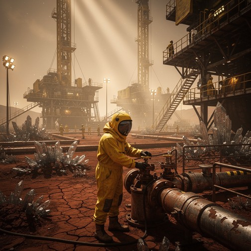 Free Alien Mining Landscape Image - Industrial, Mining, Hazmat ...