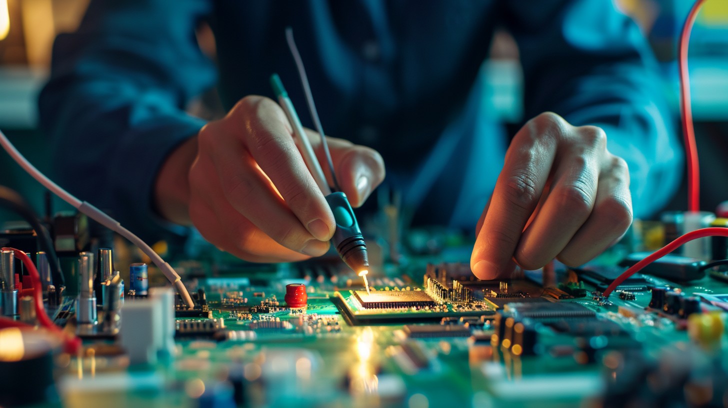 Free Electronic Circuit Repair Image - Electronics, Soldering ...