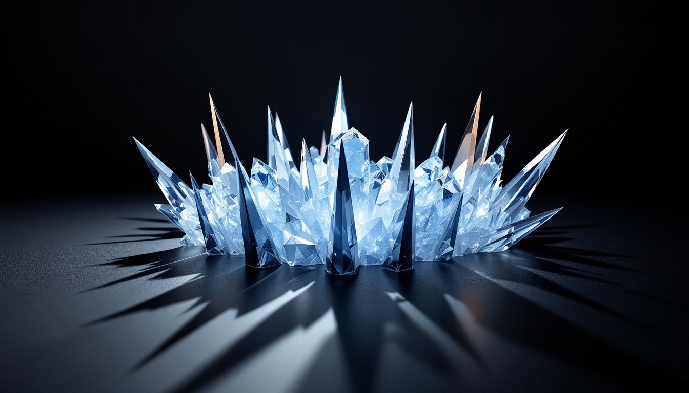 Free Sharp Crystal Geometry Photo - Geometric, Abstract, Crystal ...
