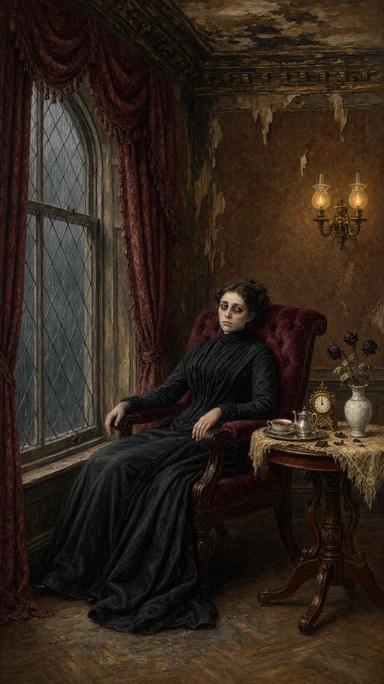 Download Gothic Mourning Portrait Image - Victorian, Gothic, Woman ...