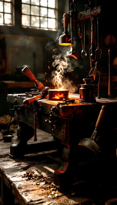 Free Blacksmith's Sacred Art Image - Blacksmith, Forge, Metalwork ...