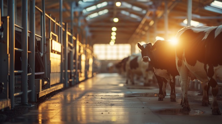 Free Cows in Barn Image - Cows, Barn, Agriculture | Download at StockCake