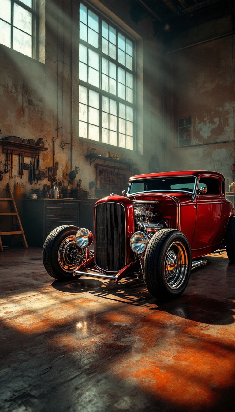 Free Red Rod Gleaming Photo - Hotrod, Vintage, Automotive | Download at ...