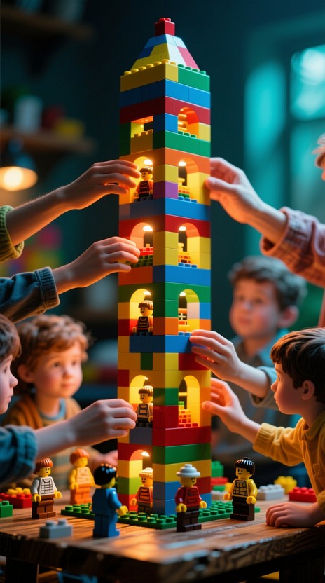 Free Building Together Creatively Image - Lego, Blocks, Bricks ...