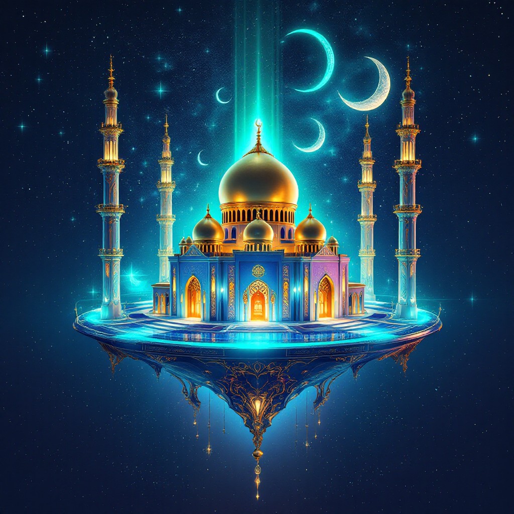 Free Celestial Sacred Sanctuary Image - Mosque, Floating, Cosmic ...