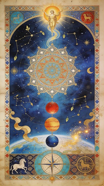 Free Sacred Geometry Astrolabe Image - Astrolabe, Manuscript ...
