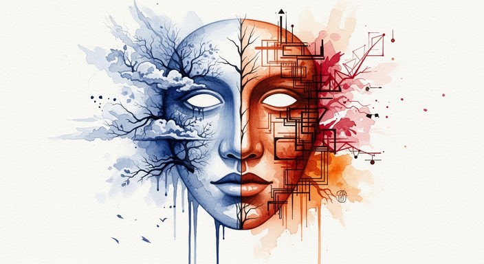 Free Duality Watercolor Mask Image - Watercolor, Mask, Duality ...