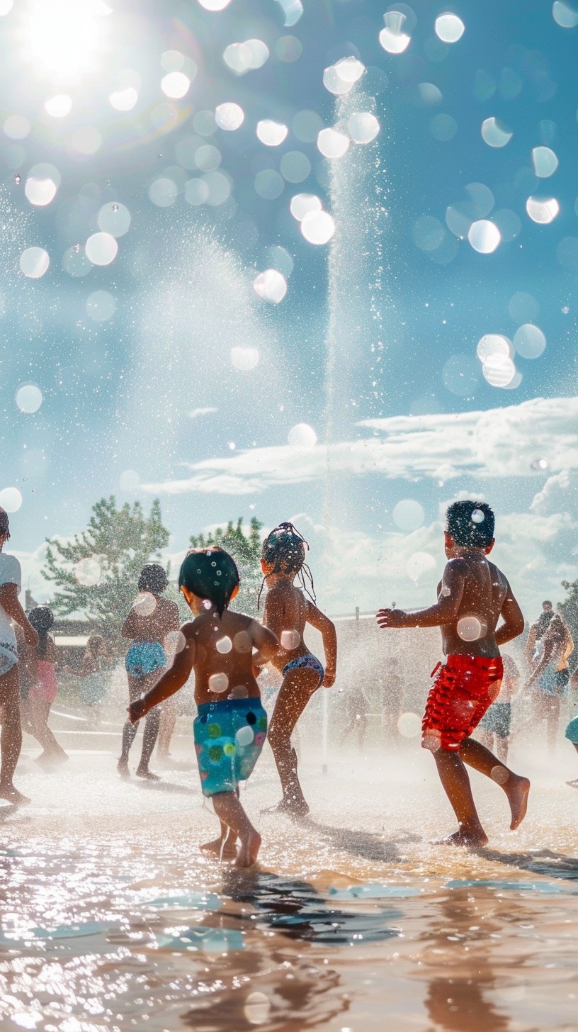 Splashback Fun Free Splash Park Fun Image - Children, Water, Play | Download at StockCake