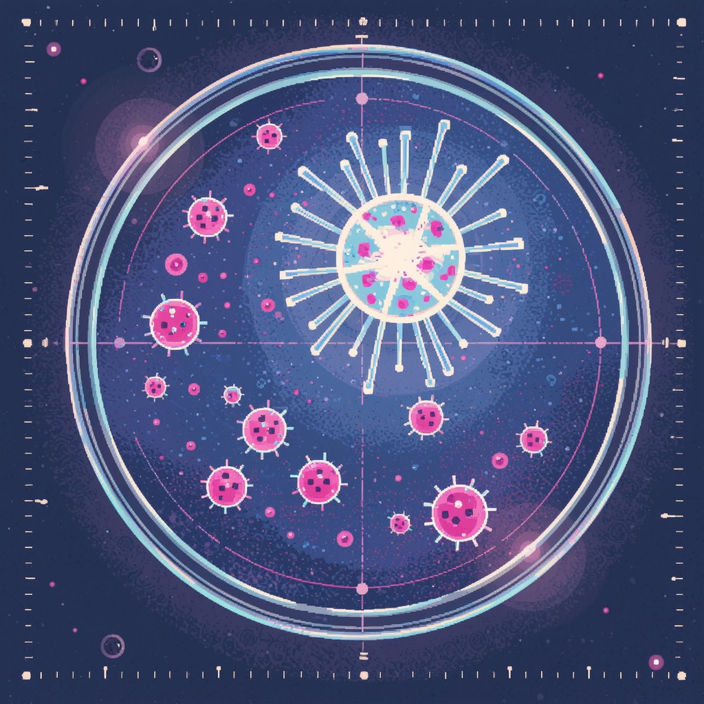 Free Glowing Pixel Cells Image - Pixel, Microscope, Bacteria | Download ...