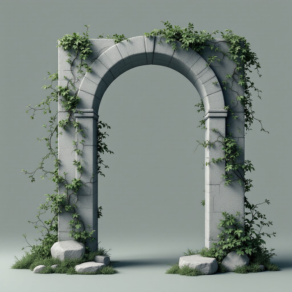 Free Vine-Wrapped Stone Arch Image - Arch, Stone, Vines | Download at ...