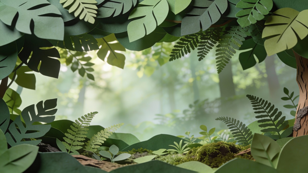 Free Layered Forest Greenery Image - Forest, Foliage, Diorama ...