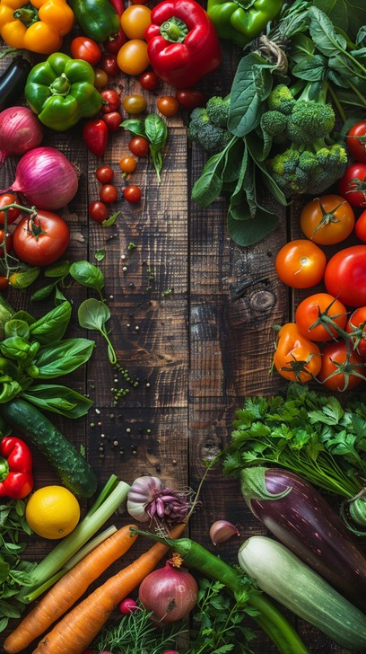 Vegetables Deep Color Free Colorful Vegetable Spread Image - Vegetables, Tomatoes, Peppers ...