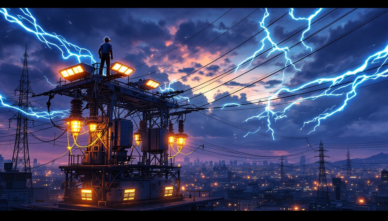 Free Electric Storm Worker Image - Lightning, Cyberpunk, Storm ...