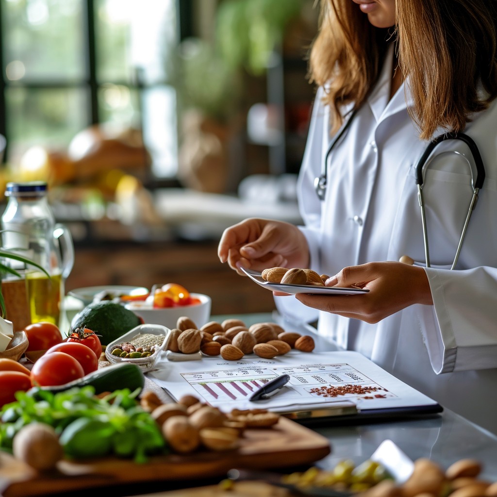 Free Nutritionist Evaluating Diet Image - Nutritionist, Kitchen, Nuts ...