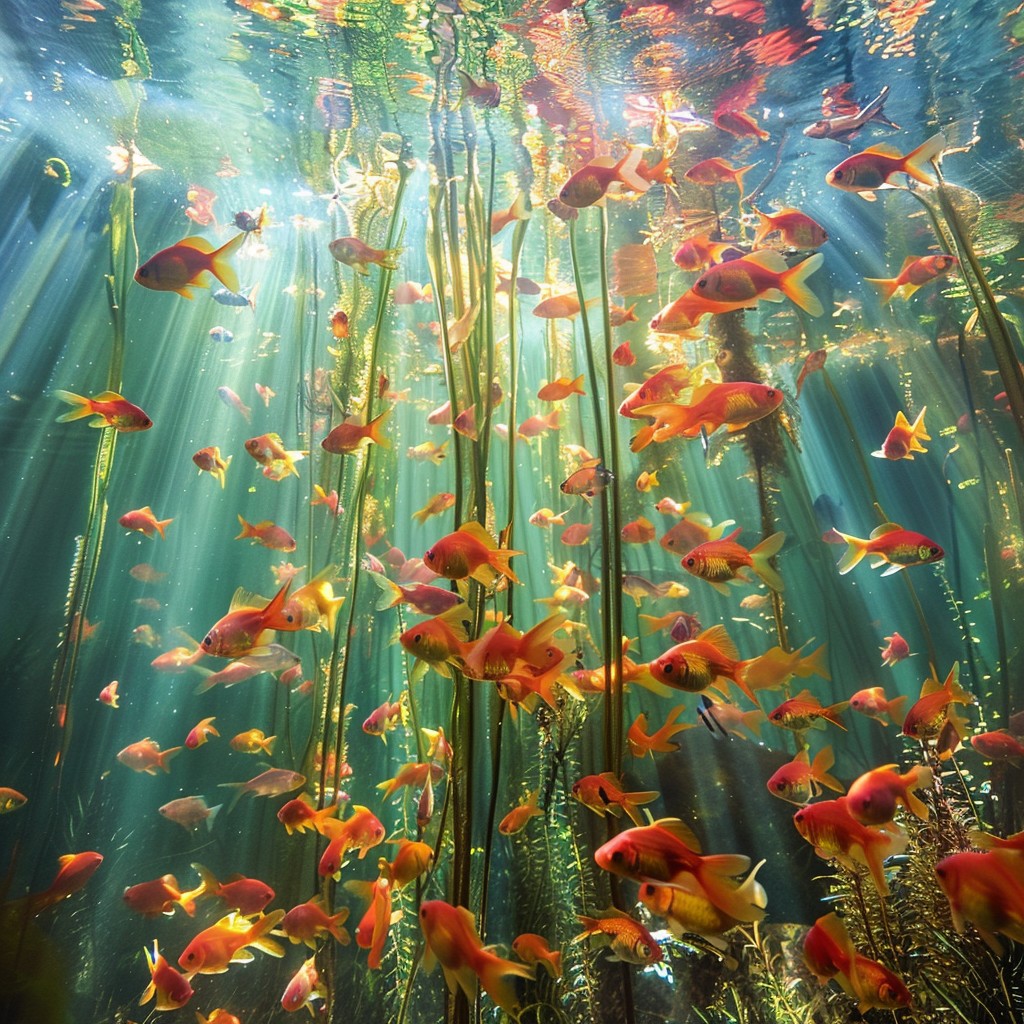Free Aquatic Dance Visual Image - Aquatic, Fish, Sunlight | Download at ...