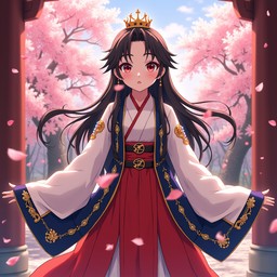 Free Cherry Blossom Elegance Image - Anime, Kimono, Sakura | Download ...