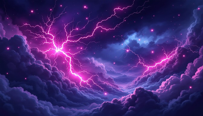 Free Crimson Lightning Storm Image - Lightning, Storm, Anime | Download ...