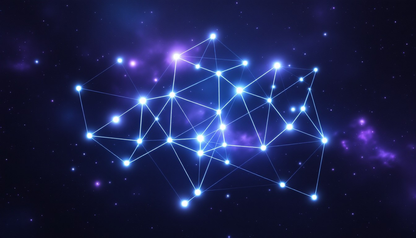 Free Cosmic Network Constellation Image - Geometric, Constellation ...