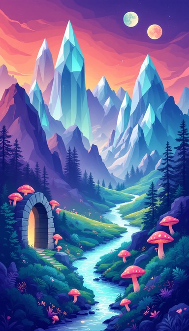 Free Mystical Fantasy Landscape Image - Fantasy, Mystical, Landscape ...
