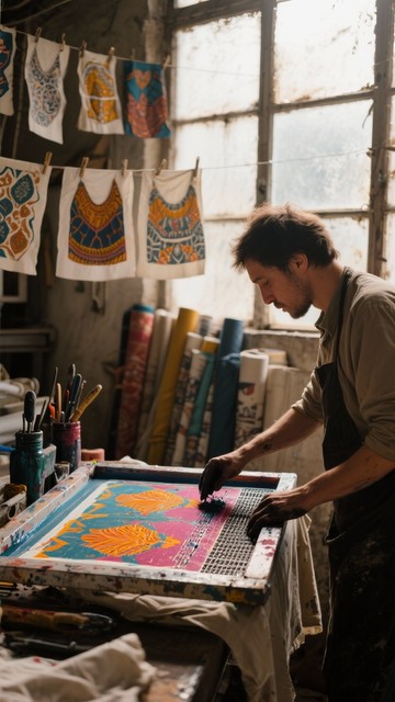 Printmaker Sample Free Artisan screen printing Image - Printmaking, Artisan, Craft ...