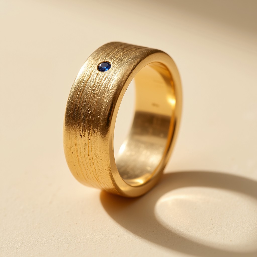 Free Textured Gold Band Image - Gold, Ring, Sapphire | Download at ...