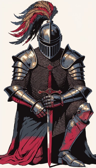 Free Knight Kneeling Prayer Image - Knight, Medieval, Armor | Download ...