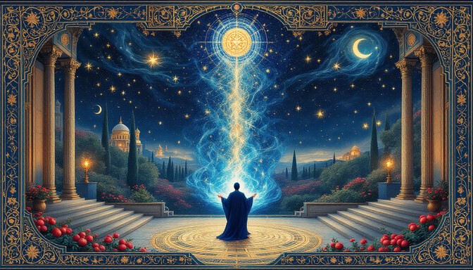 Free Mystical Sorcerer Summoning Image - Sorcerer, Wizard, Summoning ...