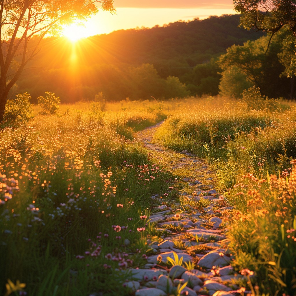 Nature Spring Sunset Free Sunset Nature Trail Image - Sunset, Nature, Trail | Download at ...