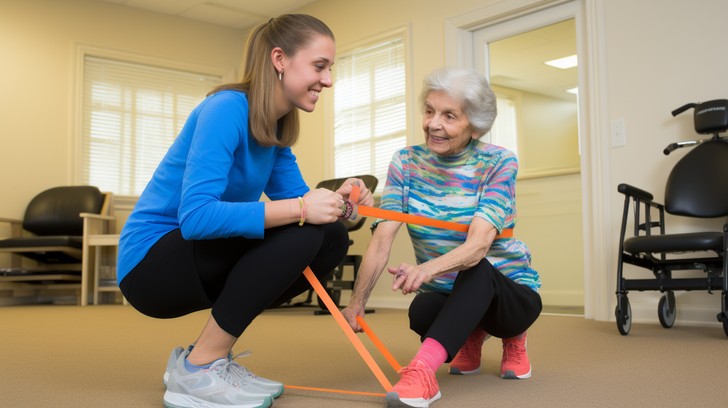 Free Elderly Fitness Assistance Image - Healthcare, Elderly, Exercise ...