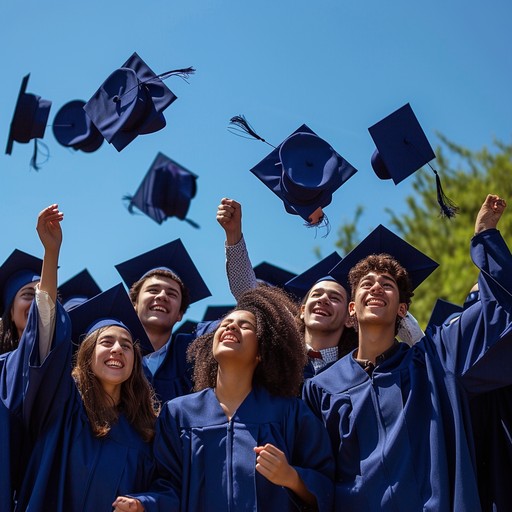 Free Joyful Graduation Day Image - Graduation, Celebration, Caps ...