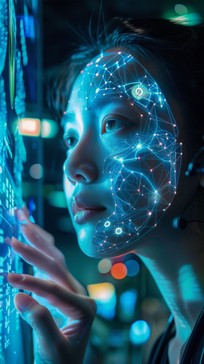 Free Futuristic Face Recognition Image - Technology, Future, Biometrics ...