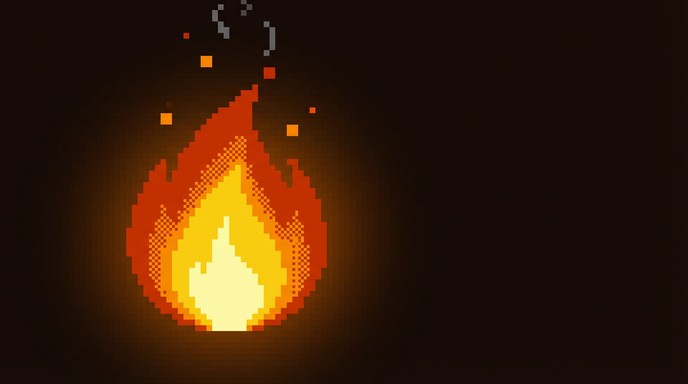 Free 8-Bit Burning Bright Image - Pixel, Retro, 8-bit | Download at ...