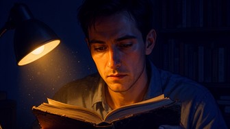 Free Midnight Reading Solitude Image - Reading, Night, Man | Download ...
