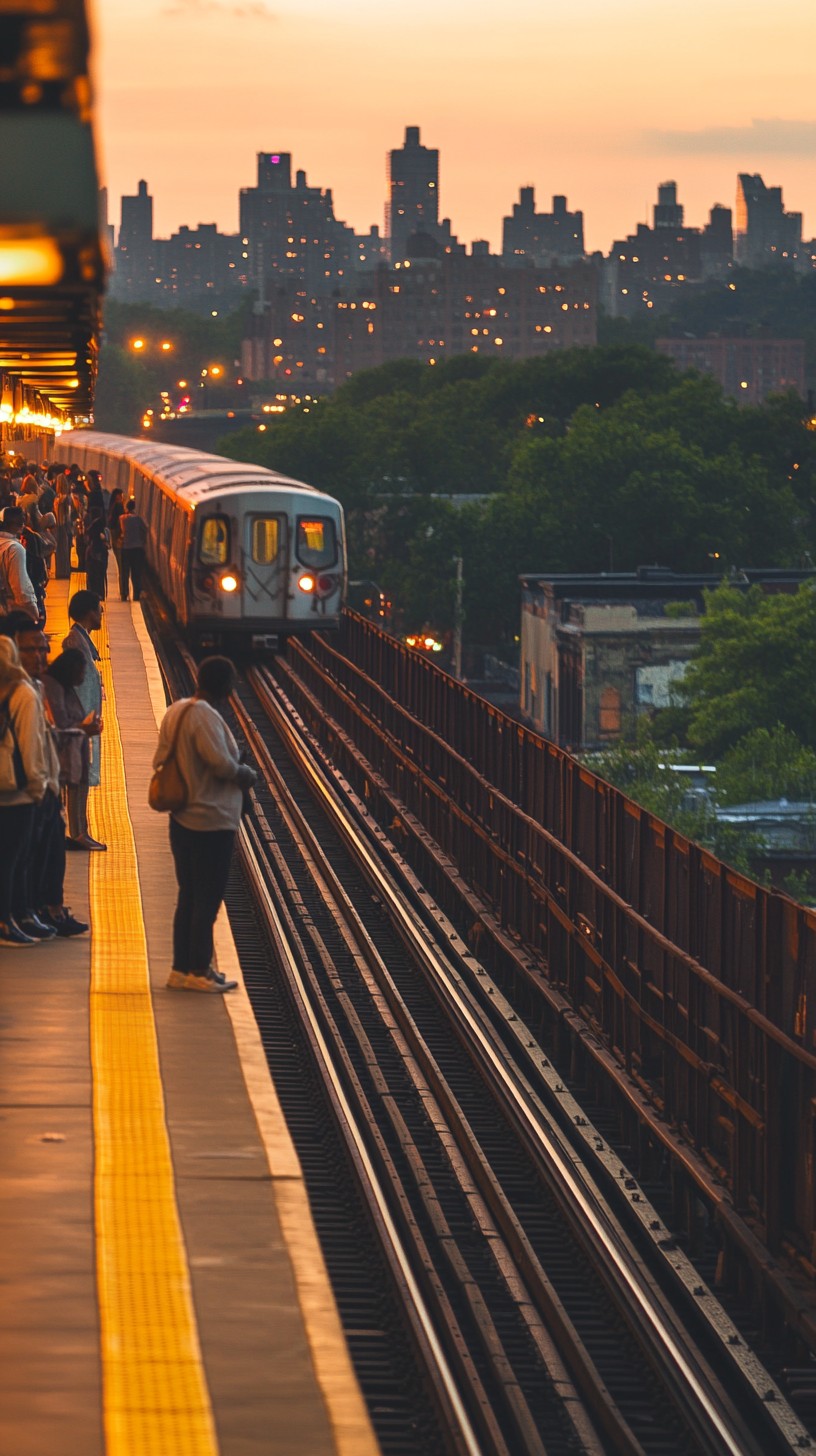 Free Sunset Train Arrival Image - Sunset, Subway, Cityscape | Download ...