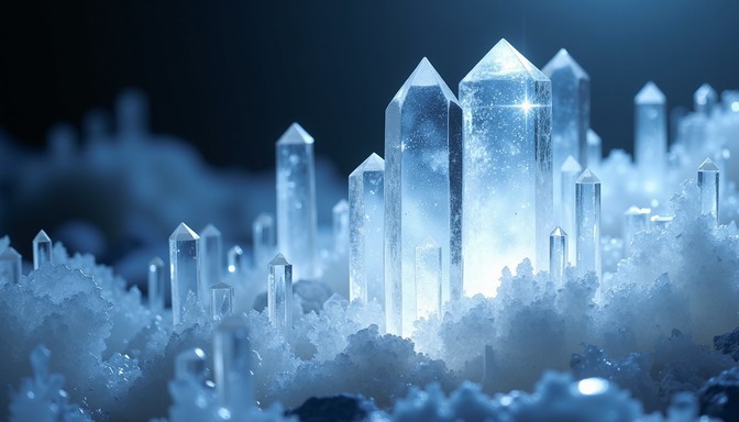 Free Glowing Crystal Formation Image - Crystal, Quartz, Mineral ...