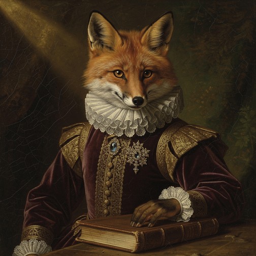 Free Noble Fox Portrait Image - Fox, Renaissance, Portrait | Download ...