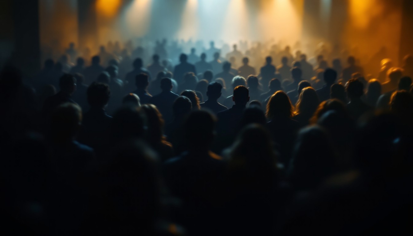 Free Amber-Lit Crowd Image - Crowd, Silhouettes, Cinematic | Download ...