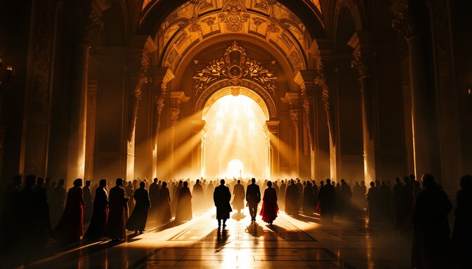 Free Divine Light Portal Image - Baroque, Archway, Silhouettes ...