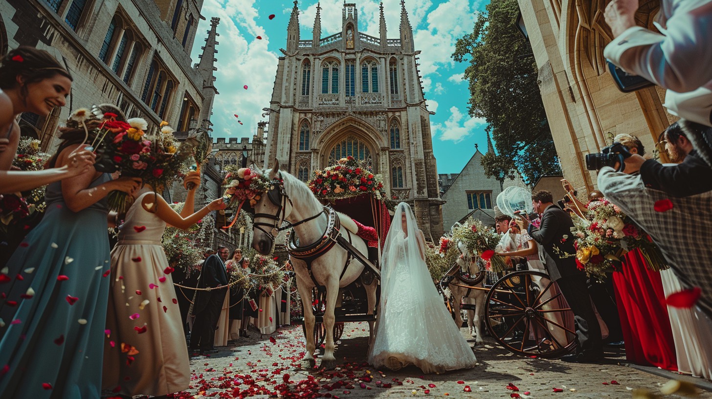 Free Fairytale Wedding Procession Image - Wedding, Bride, Carriage ...