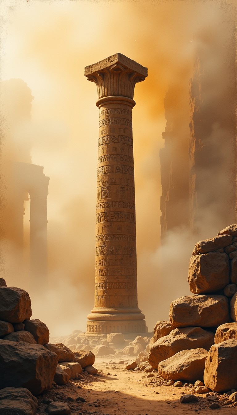 Free Ancient Column Rising Image - Watercolor, Ancient, Column ...