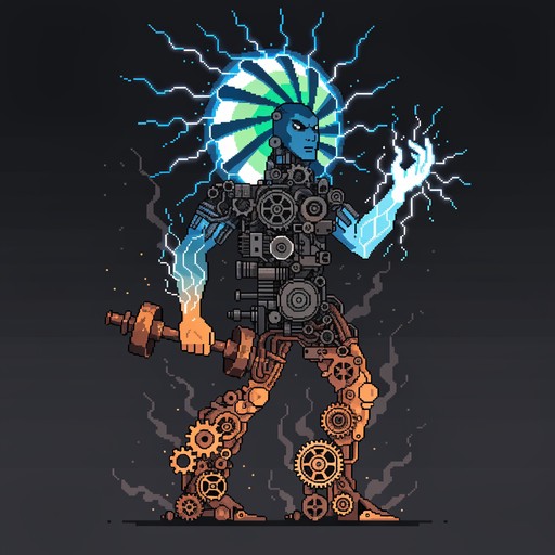 Free Engine Evolution Character Image - Pixel, Biomechanical, Engine ...