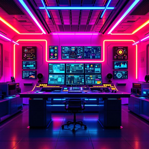 Free Futuristic Control Center Image - Futuristic, Cyberpunk ...