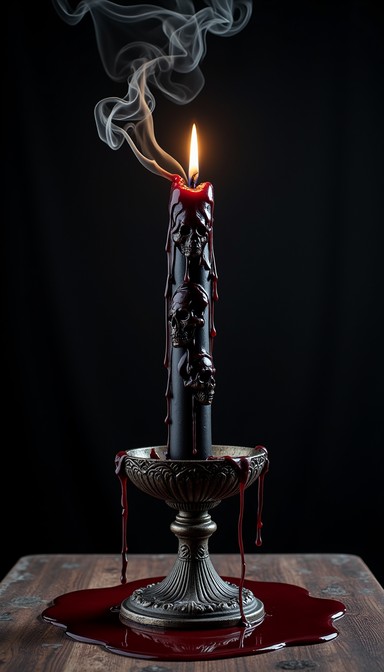 Free Gothic Melting Candle Image | Download at StockCake