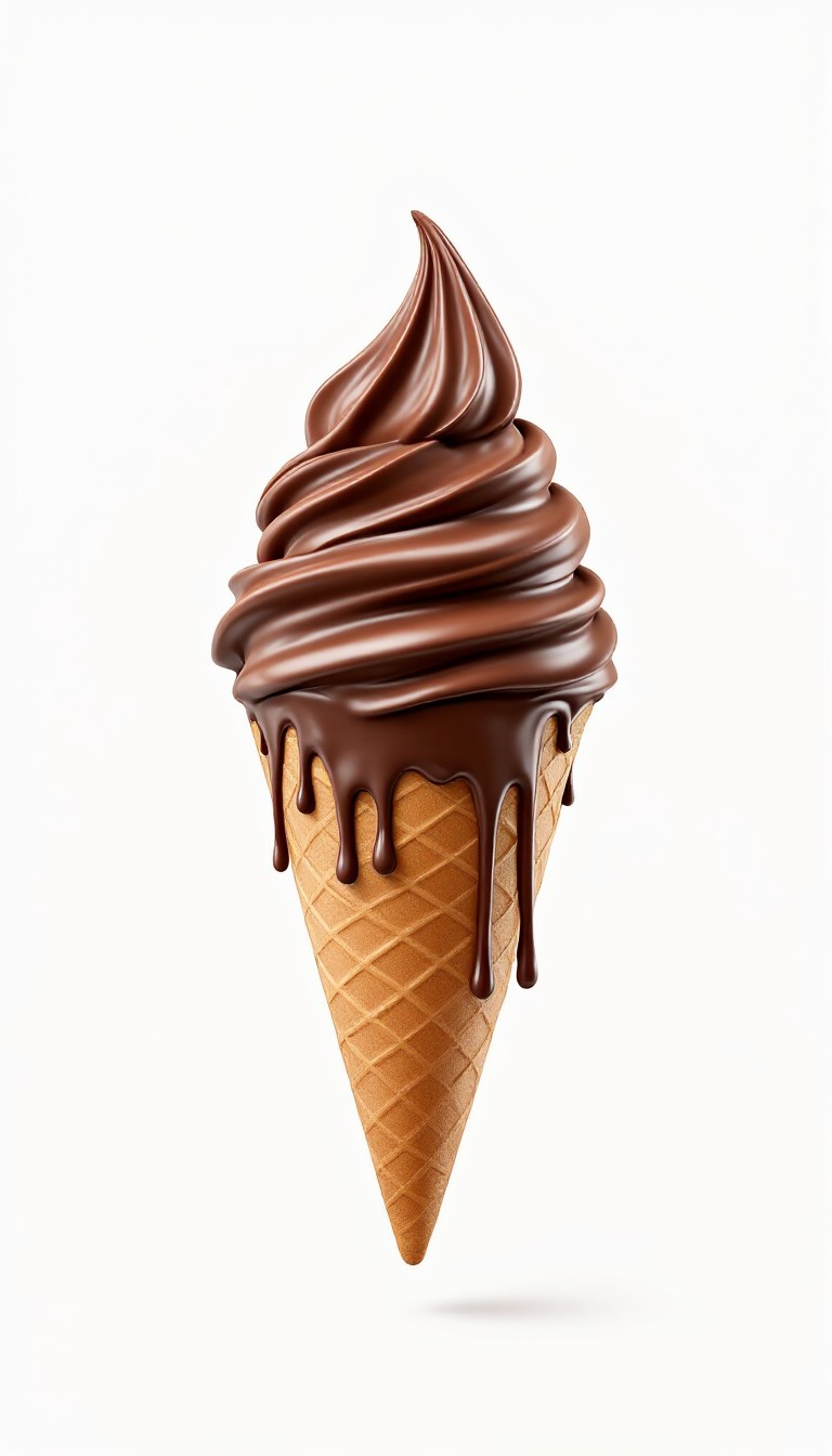 Free Dripping Chocolate Cone Photo - Icecream, Chocolate, Dessert ...