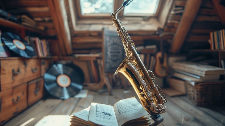 Rustic Saxaphone Free Saxophone and Books Image - Saxophone, Books, Music | Download at ...