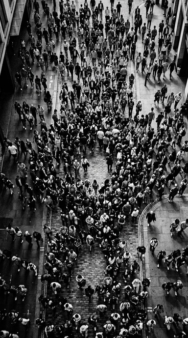 Free Crowd From Above Image - Crowd, Aerial, Monochrome | Download at ...