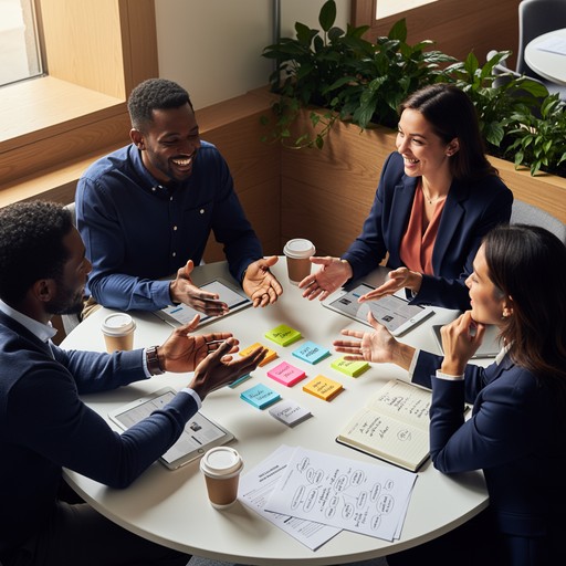 Free Team Brainstorming Session Image - Brainstorming, Teamwork ...