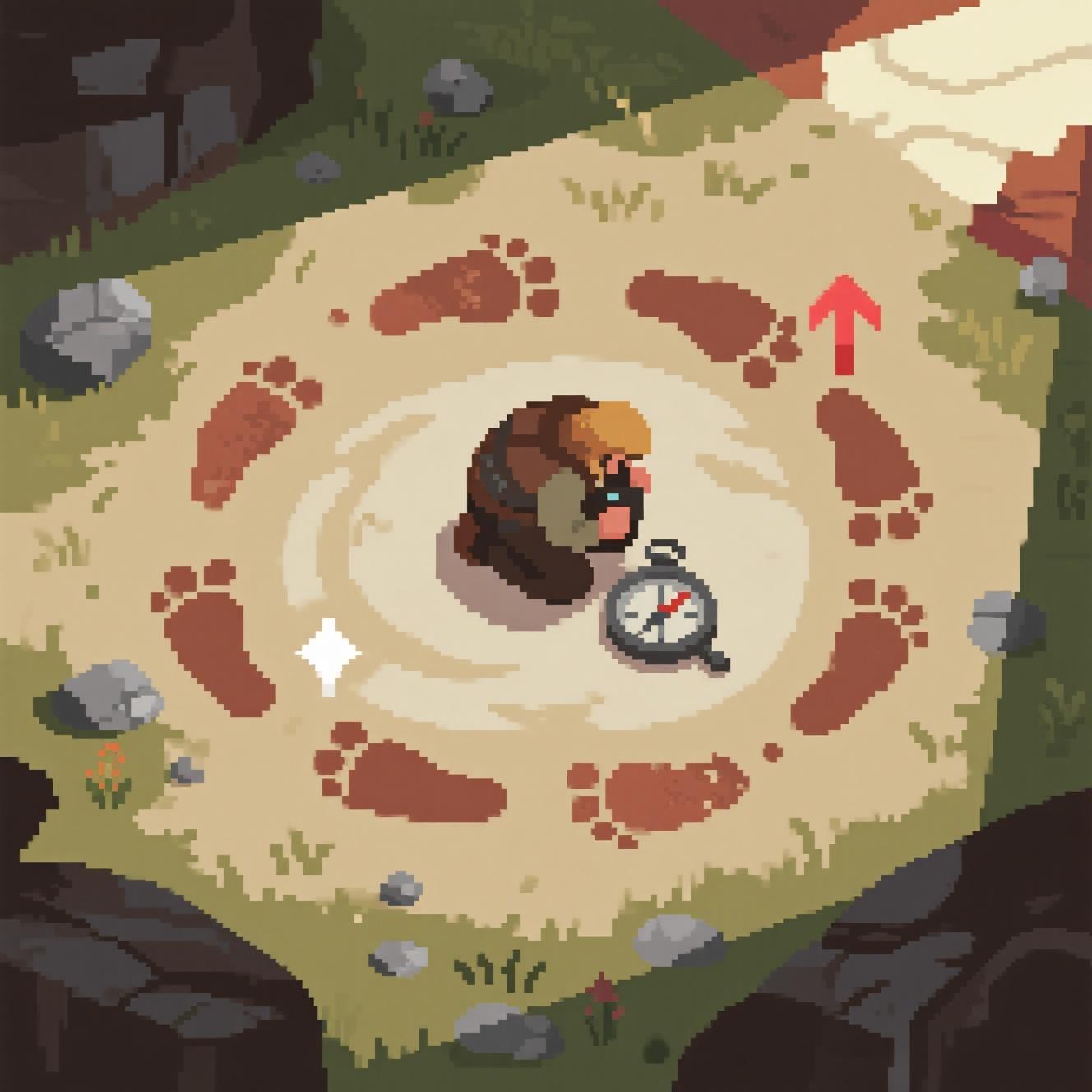 Free Tracking The Trail Image - Pixelart, Tracker, Compass | Download ...