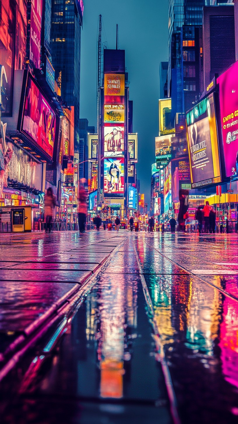 Free Rainy city night Image - City, Night, Rain | Download at StockCake