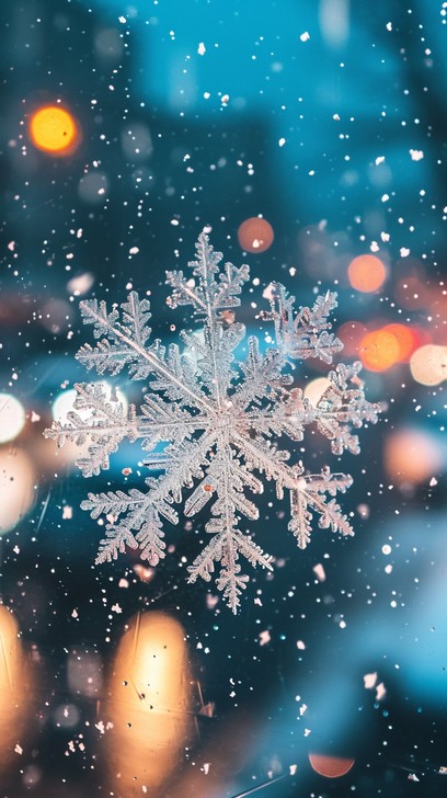 Snowflake Warm Free Winter Snowflake Charm Image - Snowflake, Winter, Bokeh | Download ...